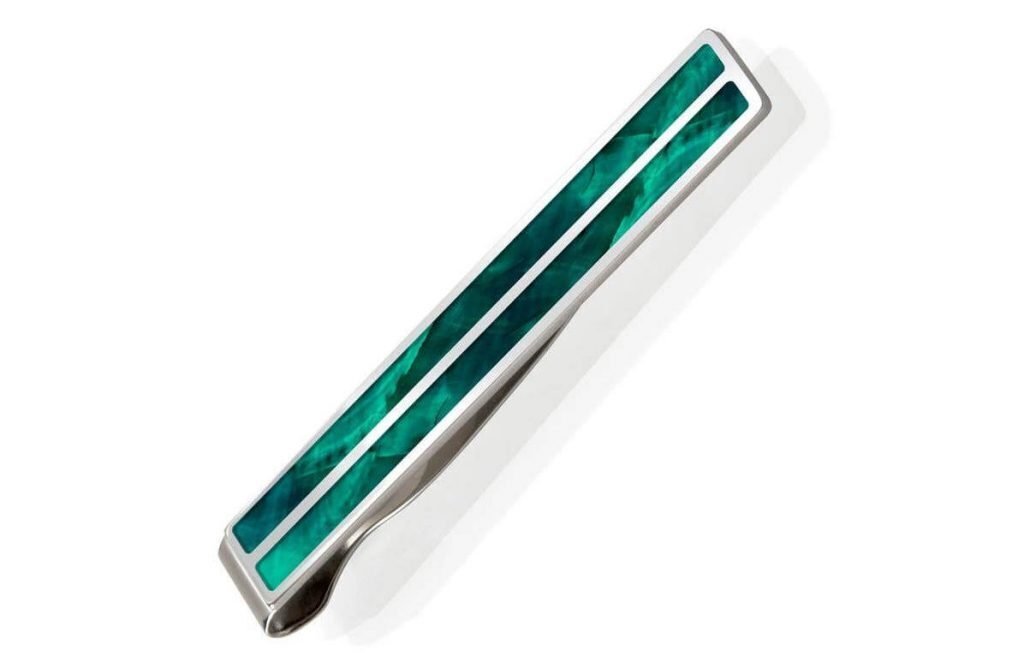 M-Clip Mother of Pearl Tie Clip