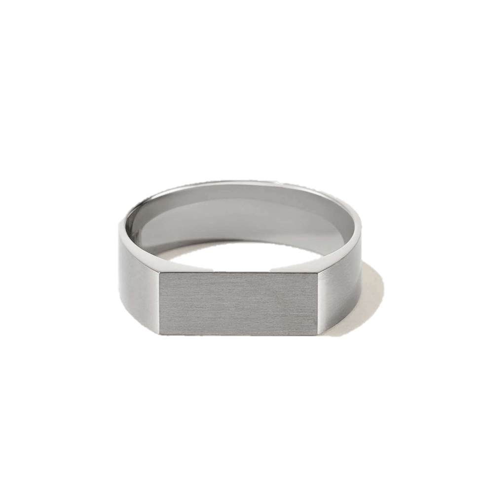 Mejuri Titanium Signet ring