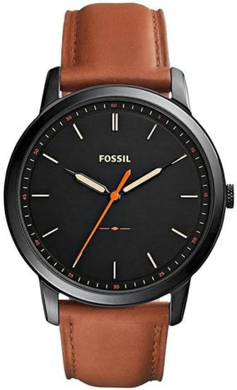 Fossil Men’s The Minimalist Stainless Steel Slim Casual Quartz Watch