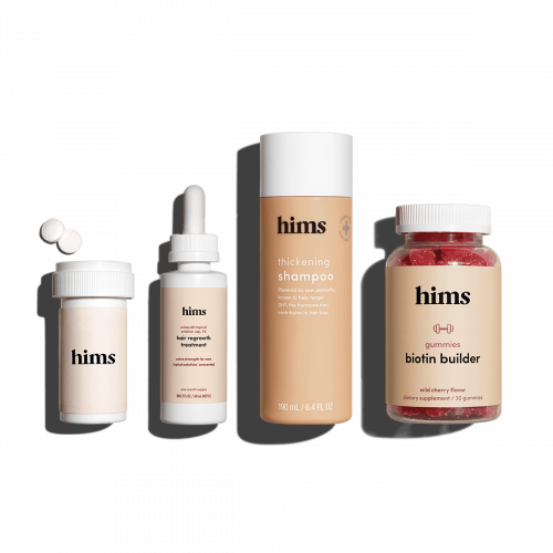 Hims Hair Power Pack featuring Hims thickening shampoo