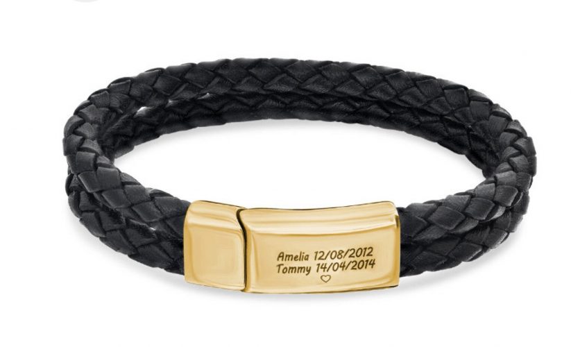 My Name Necklace - leather bracelet