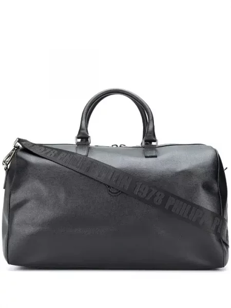 Philipp Plein matte leather duffle bag