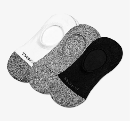 Bombas no-show men's socks 3-pack