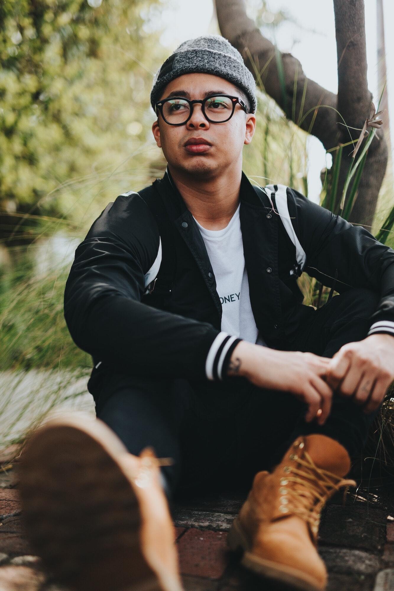 Cool guy with toque and glasses