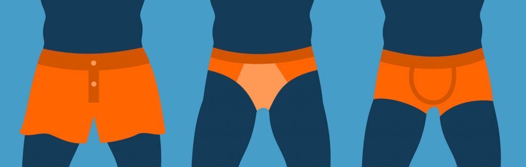 Cartoon of Men's Underwear