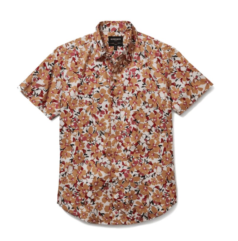 Bonobos Riviera floral print short-sleeve shirt