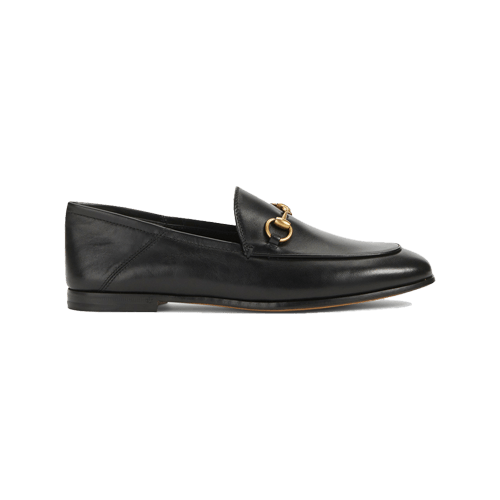 Gucci Roos Horsebit Leather Loafers