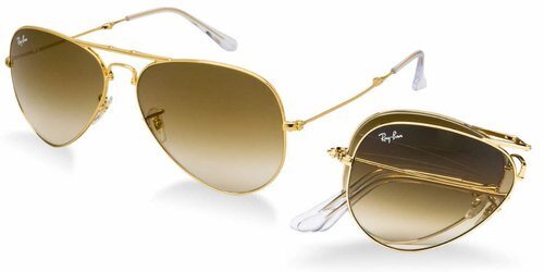 Ray-Ban folding aviators