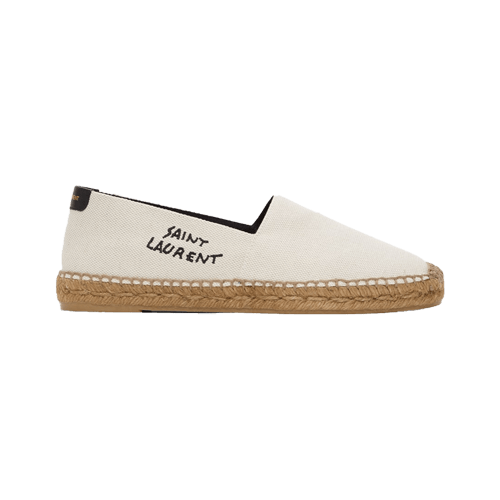 Saint Laurent Embroidered Monogram Espadrilles