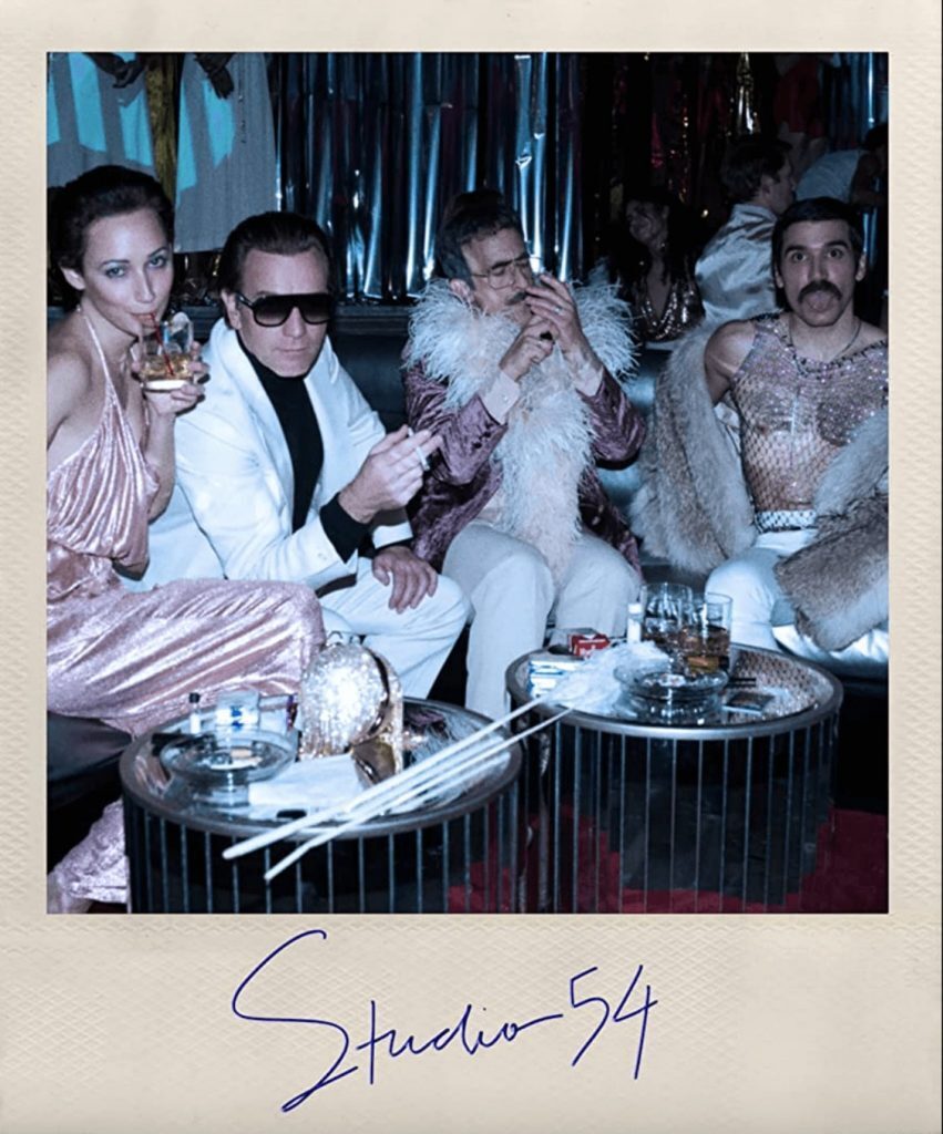 Netflix's Halston at Studio 54 Polaroid