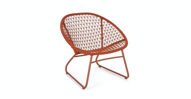 Article Bene Sienna Red Lounge Chair