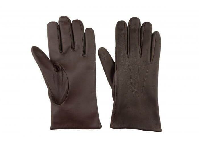 Kent Want dark brown touchscreen leather gloves