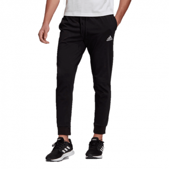 Adidas Essentials Single Jersey Tapered Jogger pant in black