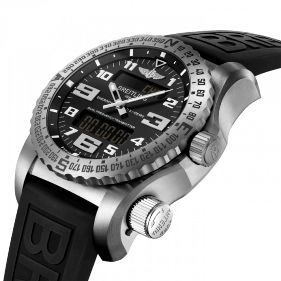 1884 Emergency DLC-Coated Titanium watch