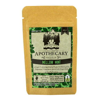 The Brothers Apothecary Mellow Mint CBD tea