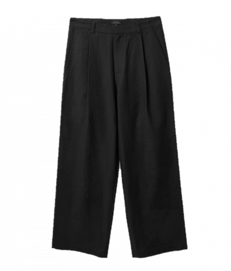 Cos wide-leg trouser dress pant in black