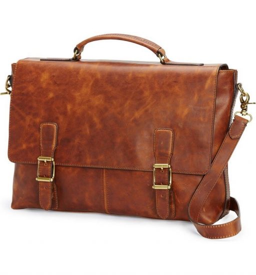 FRYE Logan Leather Briefcase