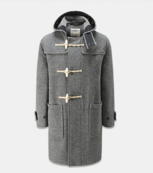 Gloverall Monty Duffle Coat in grey