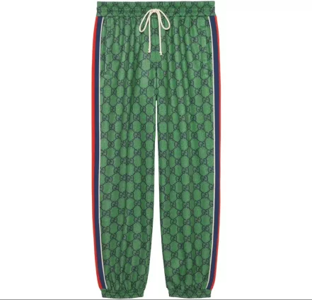 Gucci GG Jersey jogging pant with web