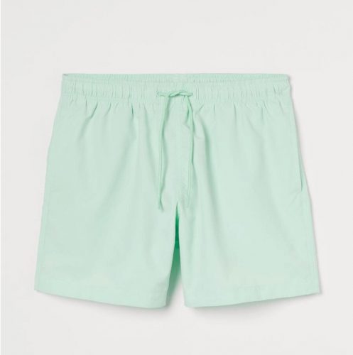 H&M mint green swim trunks