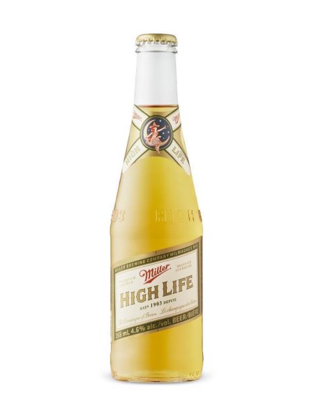 Bottle of Miller High Life beer