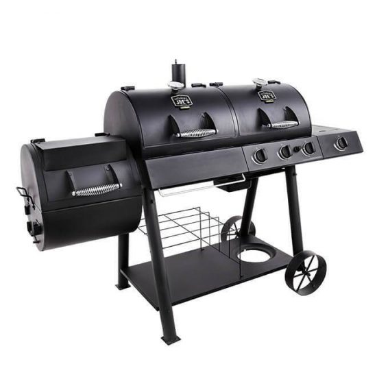 Oklahoma Joe’s Longhorn Combo Smoker 3-Burner Propane gas grill smoker