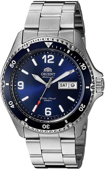 Orient Men?s Mako II Japanese Automatic Stainless Steel Diving Watch