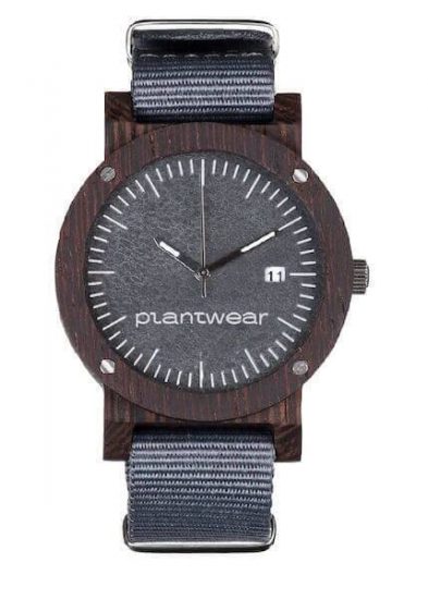 Plantwear Raw Ebony watch