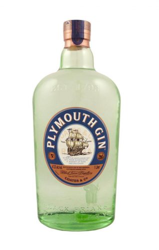 Bottle of Plymouth gin