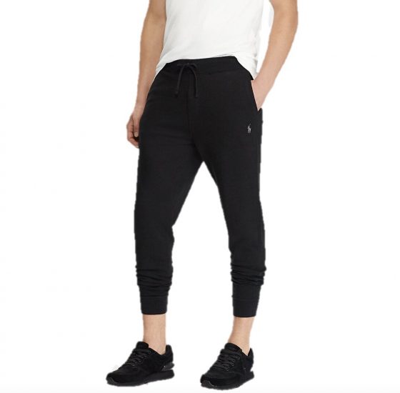 Ralph Lauren Luxury Jersey jogger in black