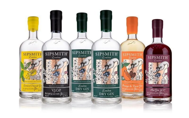 Mixed case of Sipsmith gin