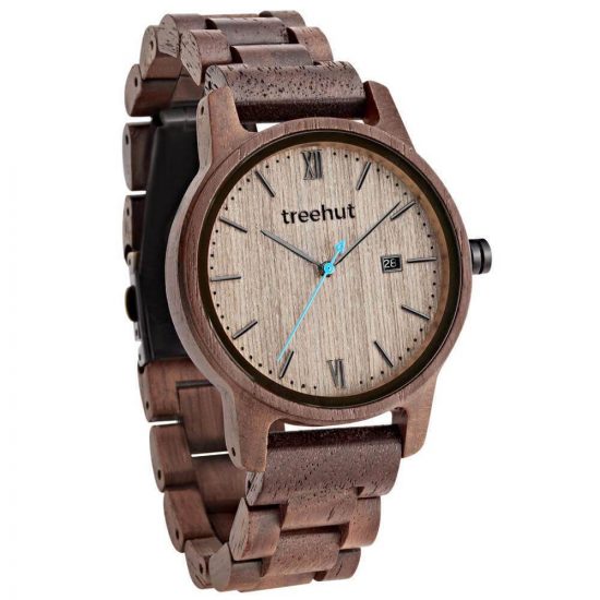 Treehut Odyssey Cathaya walnut blue watch