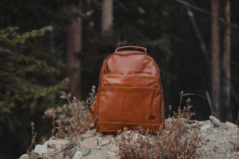 Kodiak Katmai brown leather backpack