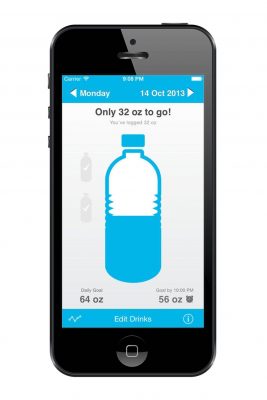 Waterlogged hydration app